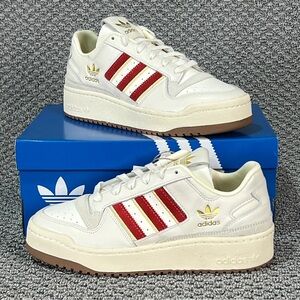 Adidas Forum Bold Stripes women’s size 8 white